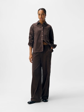 OBJECT Regular Broek 'OBJGala' in Bruin