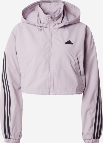 ADIDAS SPORTSWEAR Спортивная куртка в Лиловый: спереди