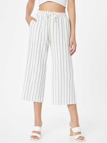 Cartoon Wide leg Broek in Wit: voorkant