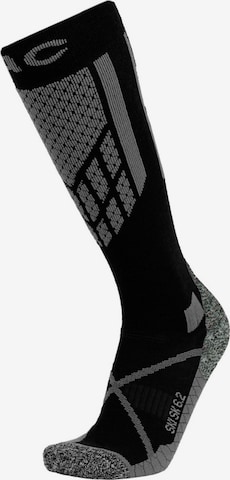 P.A.C. Athletic Socks in Grey: front