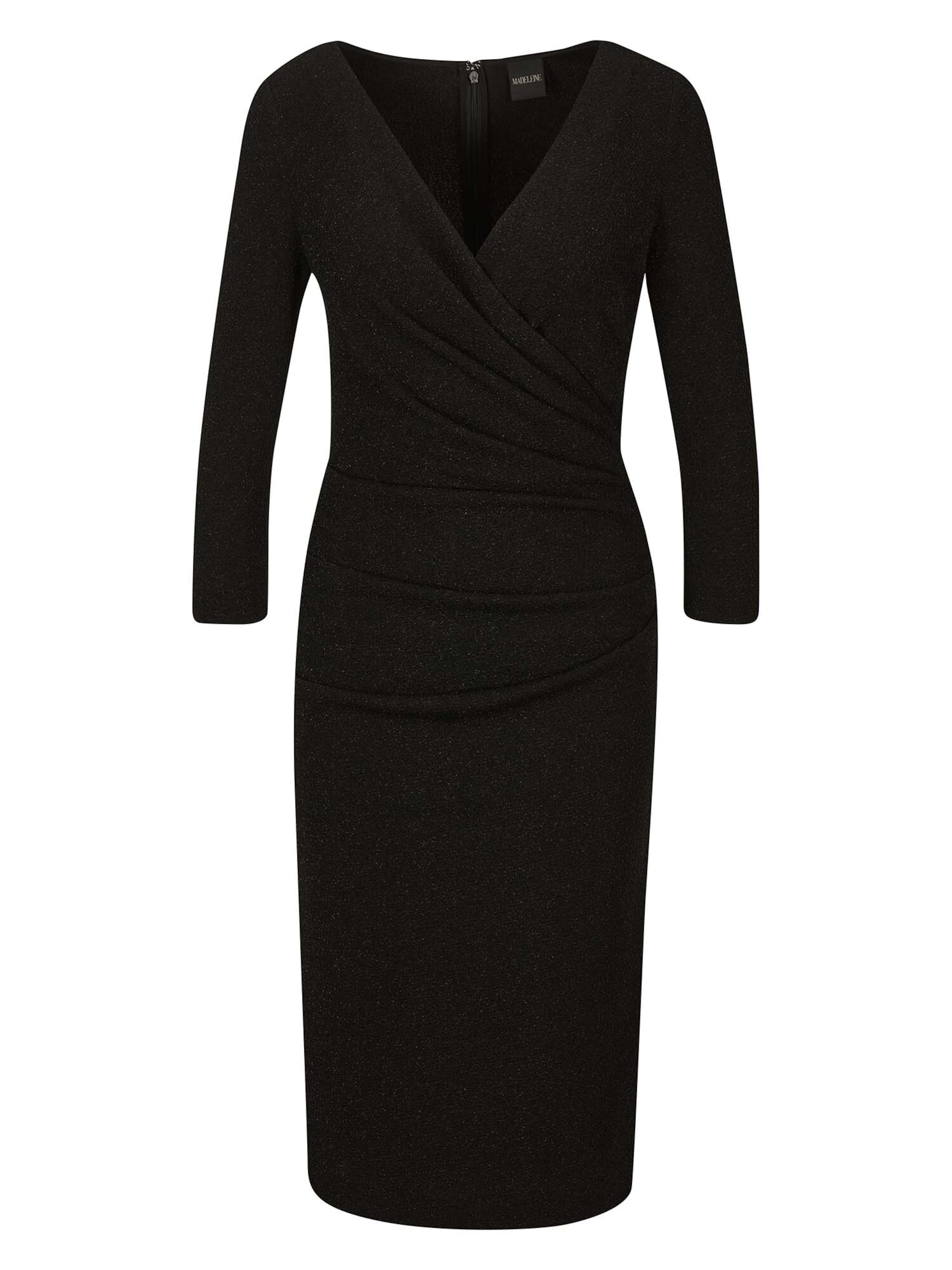 Robe MADELEINE en noir : devant