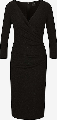 Robe MADELEINE en noir : devant