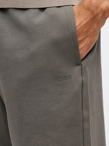 HUGO - Loosefit Calças 'Dayono' em cinzento