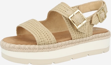 smėlio TOMS Sandalai 'GIANA': priekis