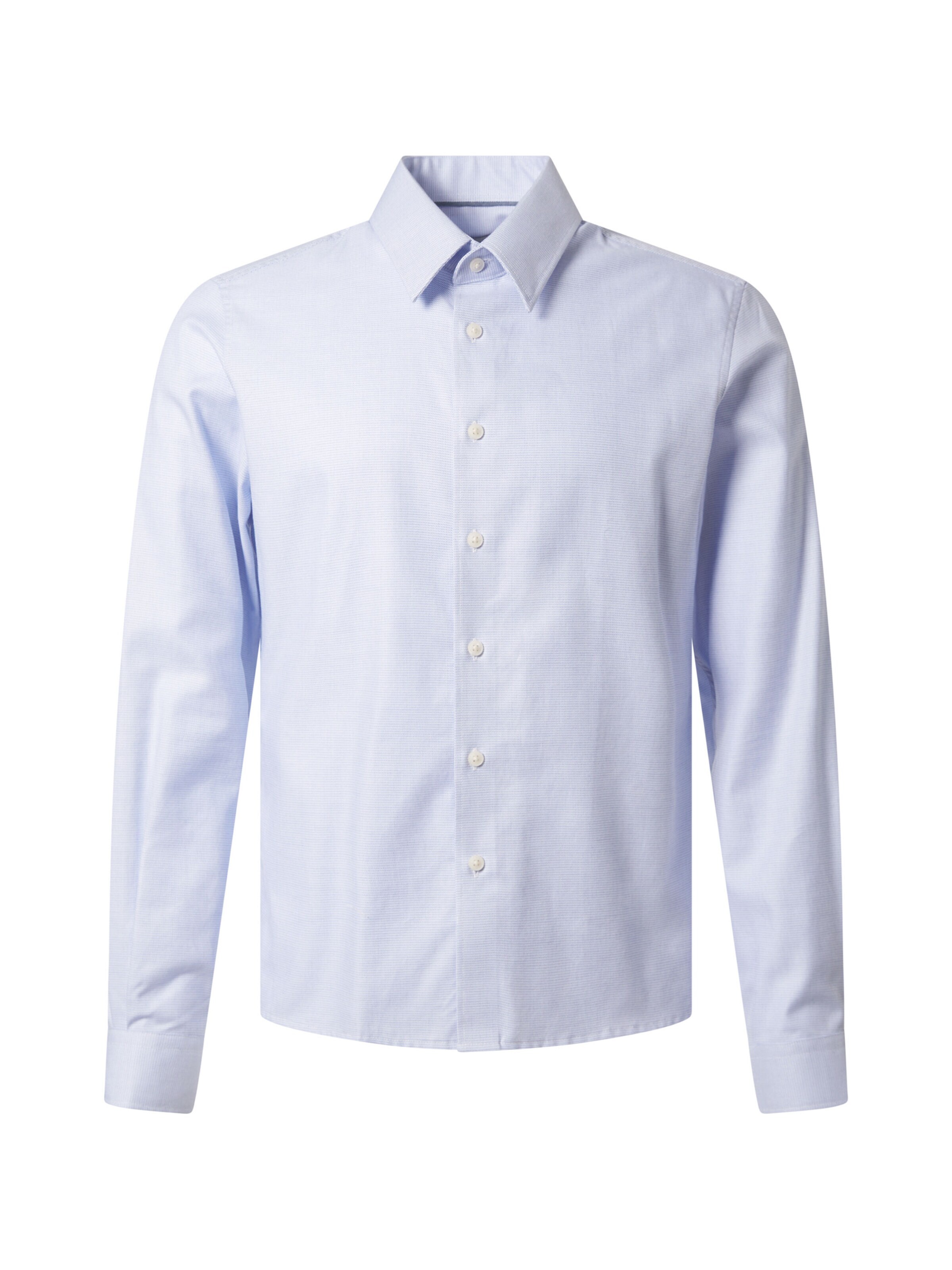 PIERRE CARDIN Regular Fit Hemd in Blau: Vorderseite