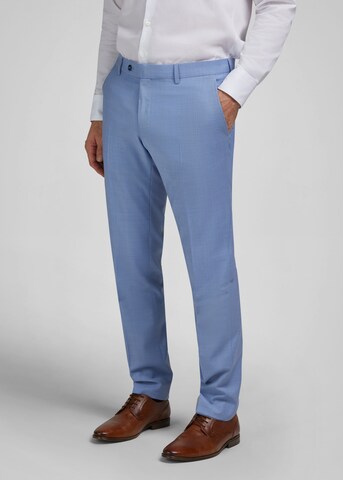 HECHTER PARIS Regular Trousers with creases 'NOS MF' in Blue: front