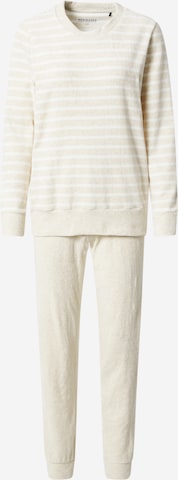 SCHIESSER Pyjama in Beige: predná strana