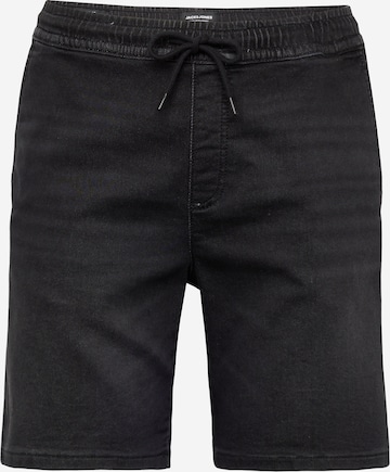 JACK & JONES Regular Trousers 'CHRIS LANE' in Black: front