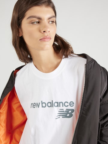 T-shirt new balance en blanc