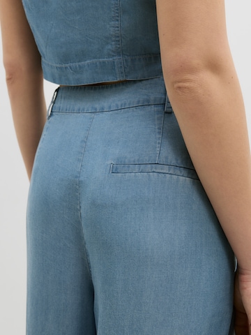 EDITED Wide leg Pants 'Jocelyne' in Blue