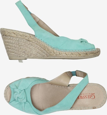 GIESSWEIN Sandalen 39 in Grün: Vorderseite