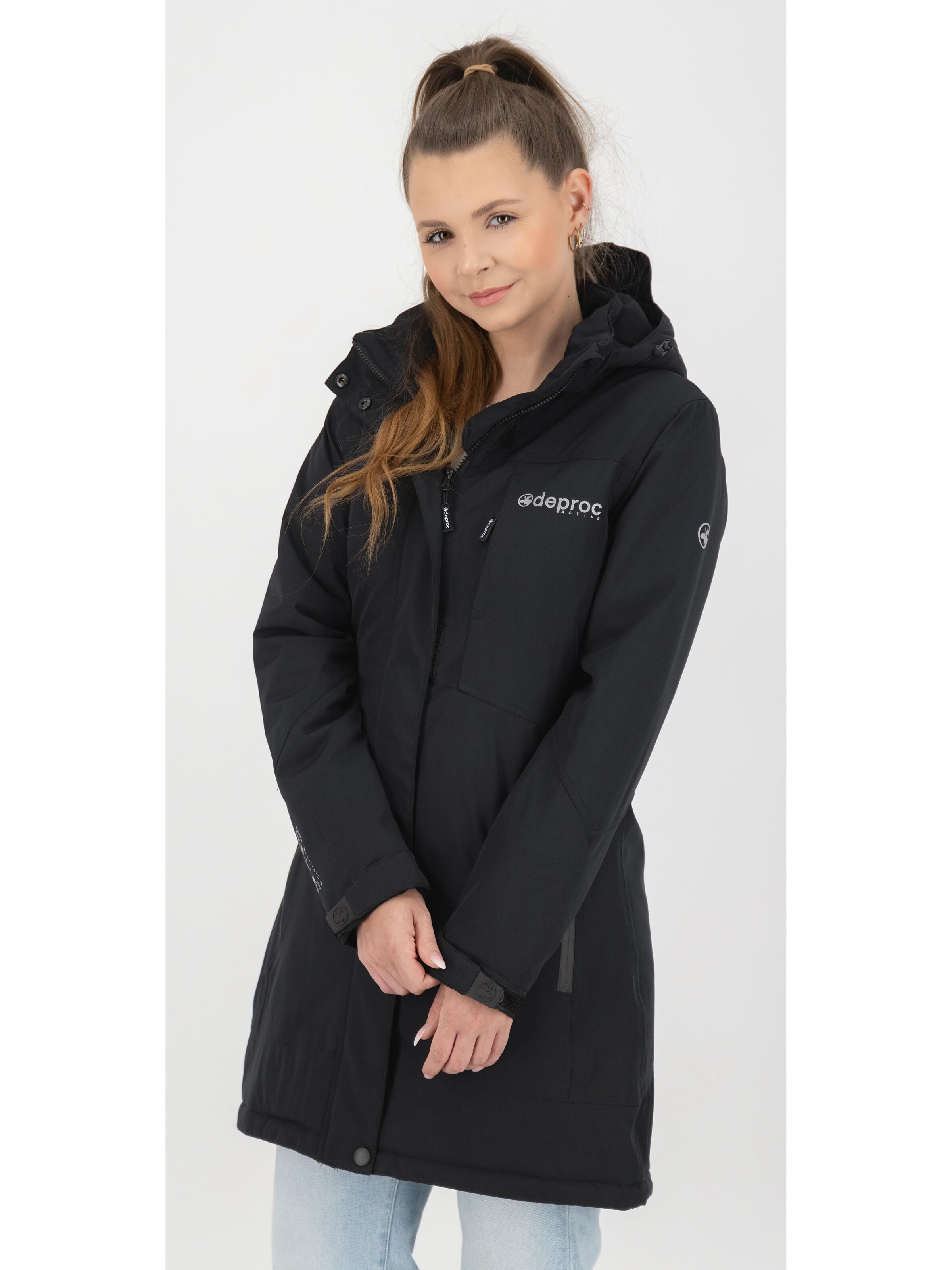 deproc Winterjacke 'MONTREAL WMN'‌‌‌‌‌‌‌‌‌‌ in Schwarz