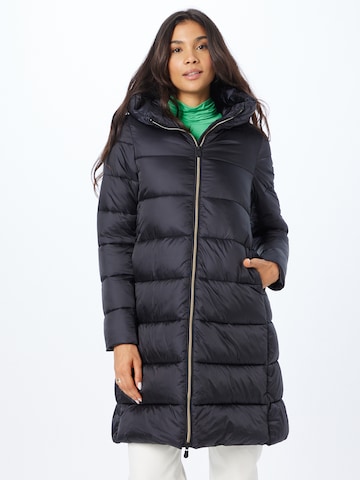 SAVE THE DUCK Winter Coat in Black: front