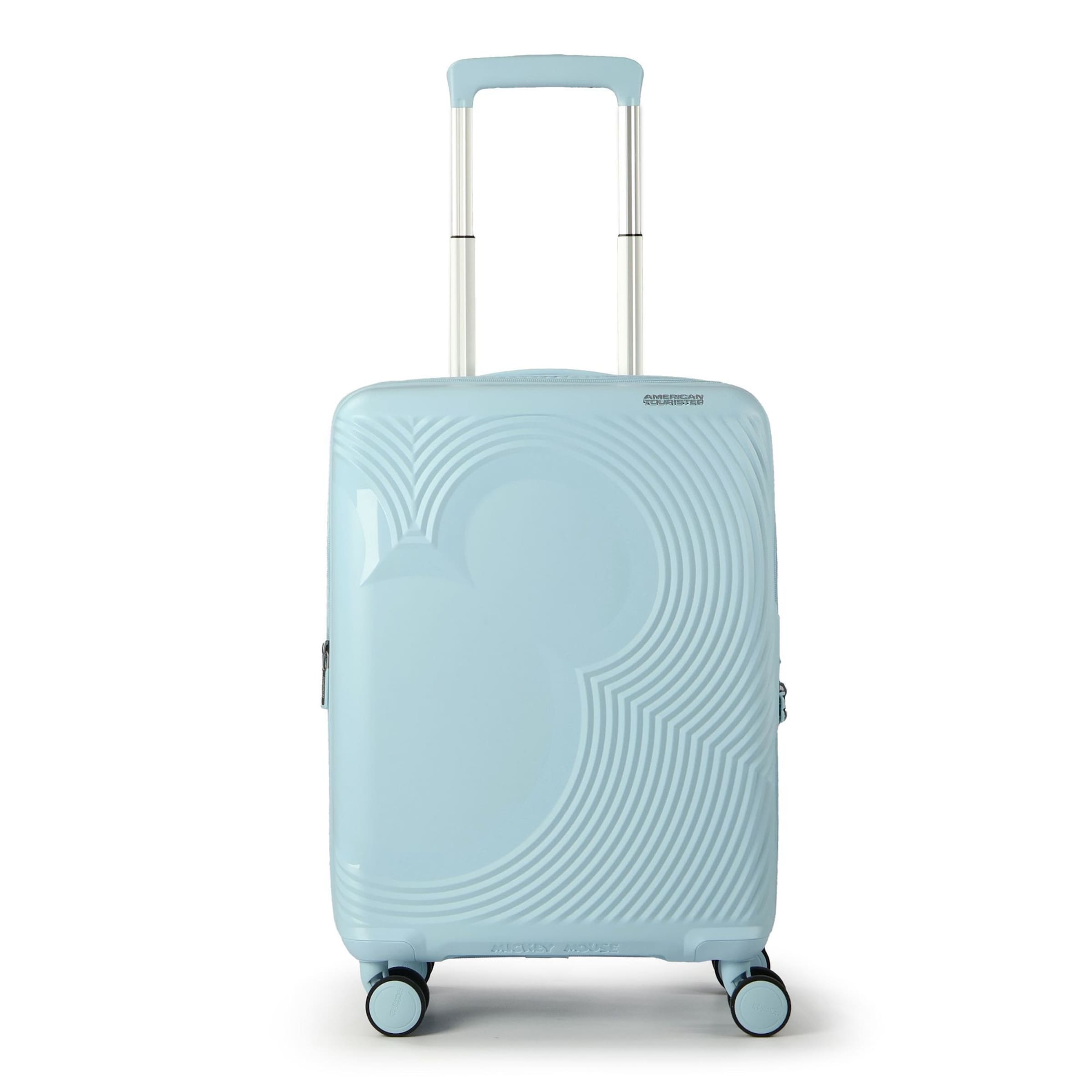 American Tourister Kabinentrolley 'Mickey Magic' in Blau: Vorderseite