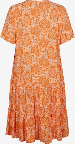 Zizzi Summer Dress 'Bella' in Orange