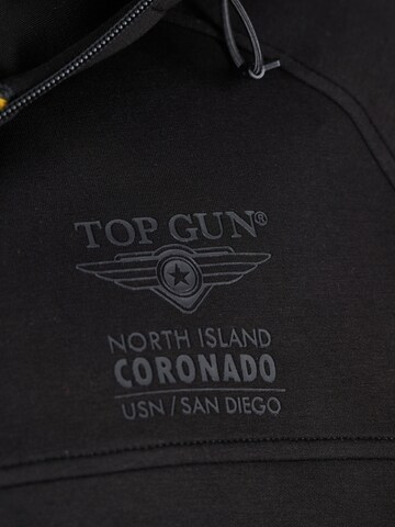 TOP GUN Sweatjacke in Schwarz