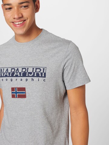 NAPAPIJRI Shirt 'AYAS' in Grijs