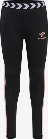 Hummel Skinny Leggings 'NANNA' in Black: front