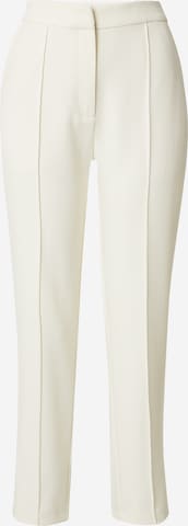 Guido Maria Kretschmer Women Regular Pleated Pants 'Elise' in White: front
