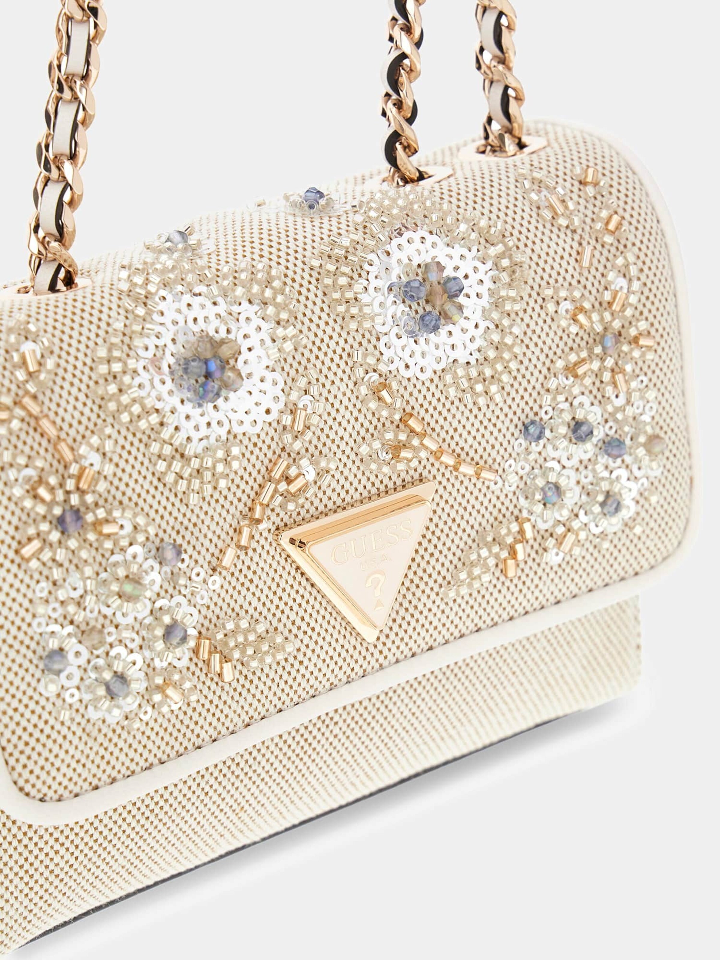 GUESS Crossbody Bag 'Giully' in Beige