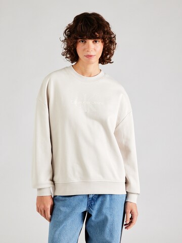 Calvin Klein Jeans Свитшот в Серый: спереди