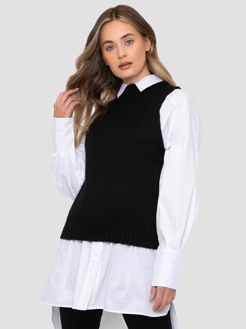Threadbare Pullover 'Hazel' in Schwarz: Vorderseite