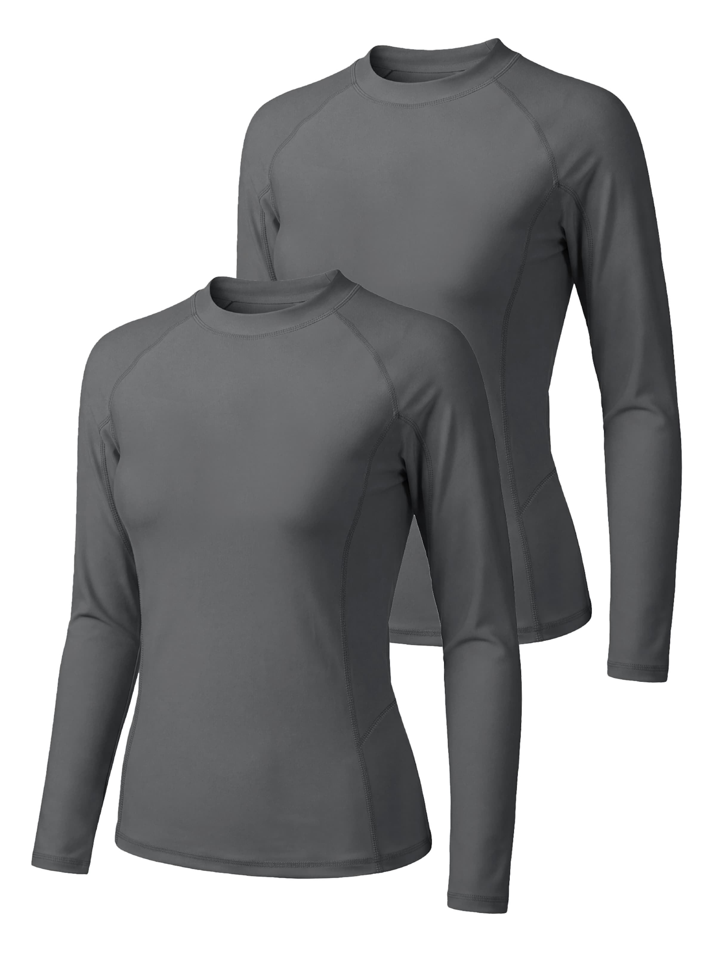 MEETWEE Maillot de bain sport '2 Pack UV protection T-Shirt' en L en gris, Vue avec produit