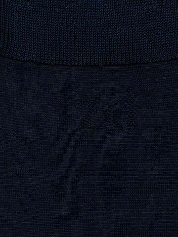 zd ZERO DEFECTS Socks 'Mercerized cotton socks' in Blue