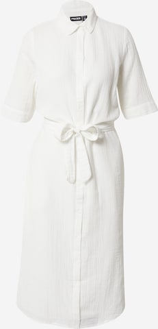 PIECESKošulja haljina 'Stina' - bijela boja: prednji dio