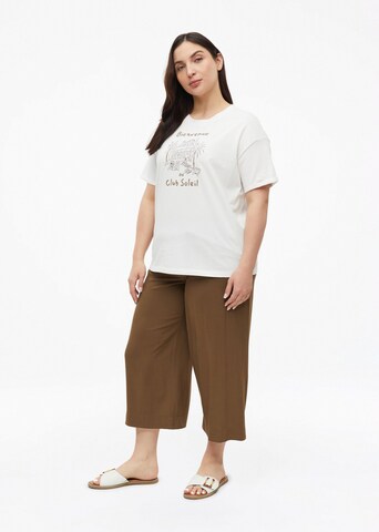 T-shirt s.Oliver CURVE en blanc