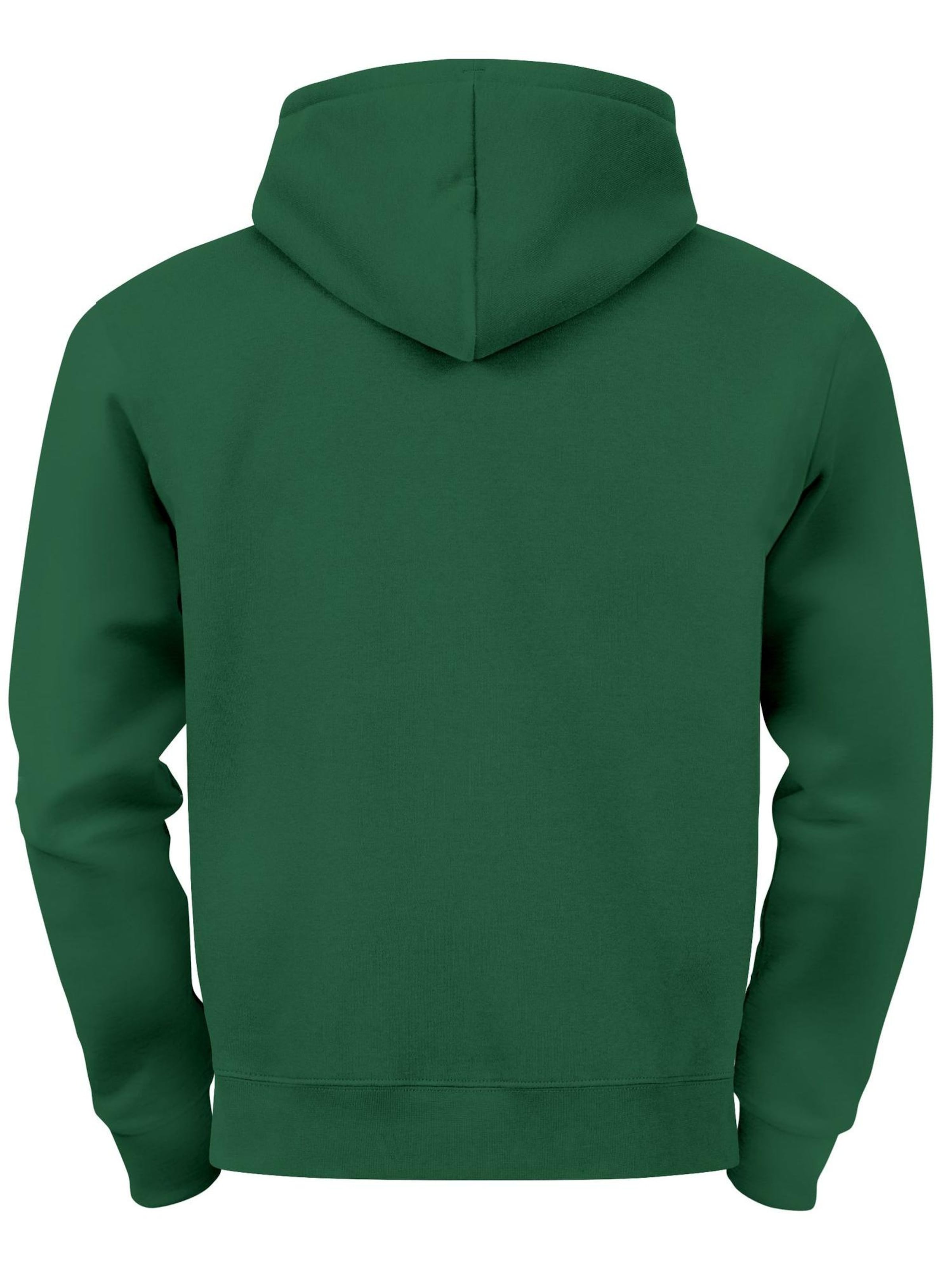 Neverless Zip-Up Hoodie 'Valhalla' in Green