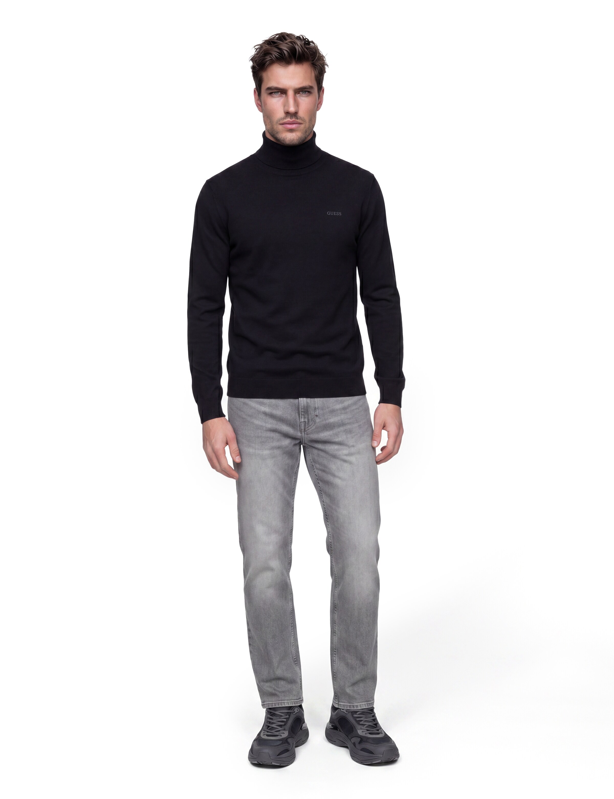 GUESS Sweater 'Nigel' in Black