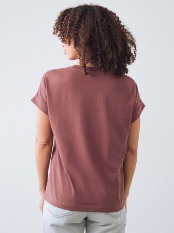 Honest Basics Shirt 'Cap Tee'‌‌‌‌‌‌‌‌‌ in Rot