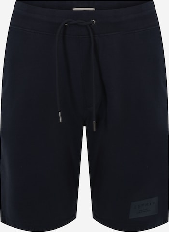 Esprit Big Size Regular Pants in Blue: front