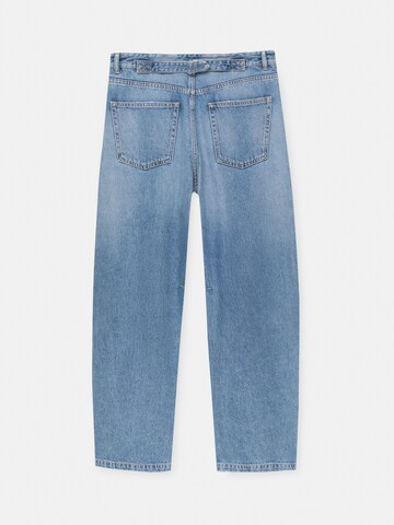 Regular Jeans de la Pull&Bear pe albastru