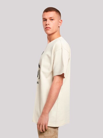 F4NT4STIC T-Shirt 'Atari Tokyo' in Beige