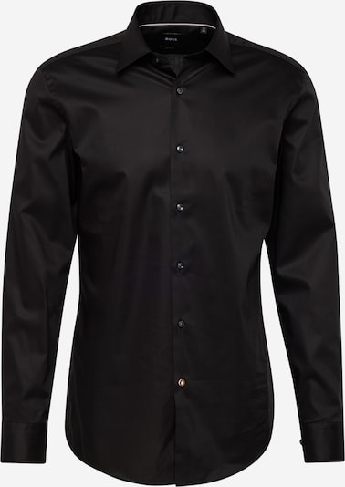 BOSS Black Button Up Shirt 'Hank' in Black, Item view