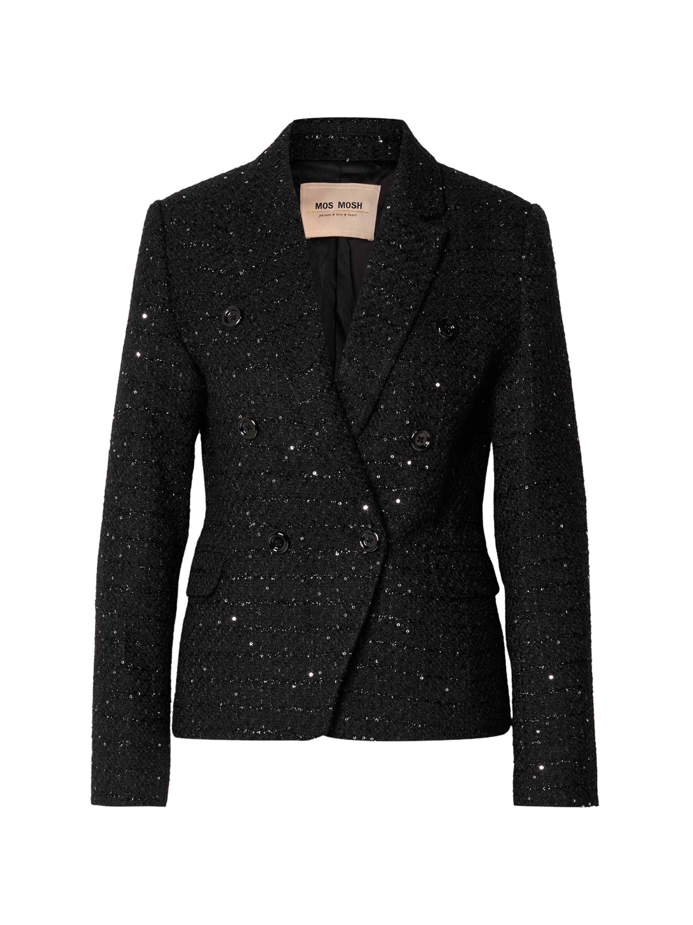 MOS MOSH Blazer 'MMBelize' in Black: front