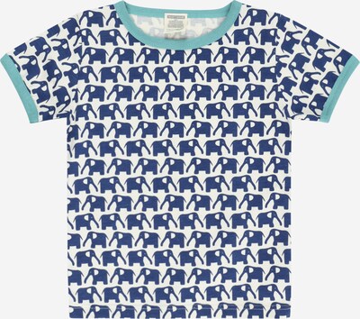 loud + proud T-Shirt en bleu marine / pétrole / blanc, Vue avec produit