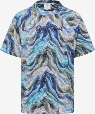 Carlo Colucci Shirt 'Dorn' in Blauw: voorkant