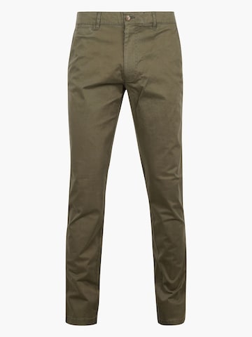 Suitable Regular Chino 'Plato' in Groen: voorkant