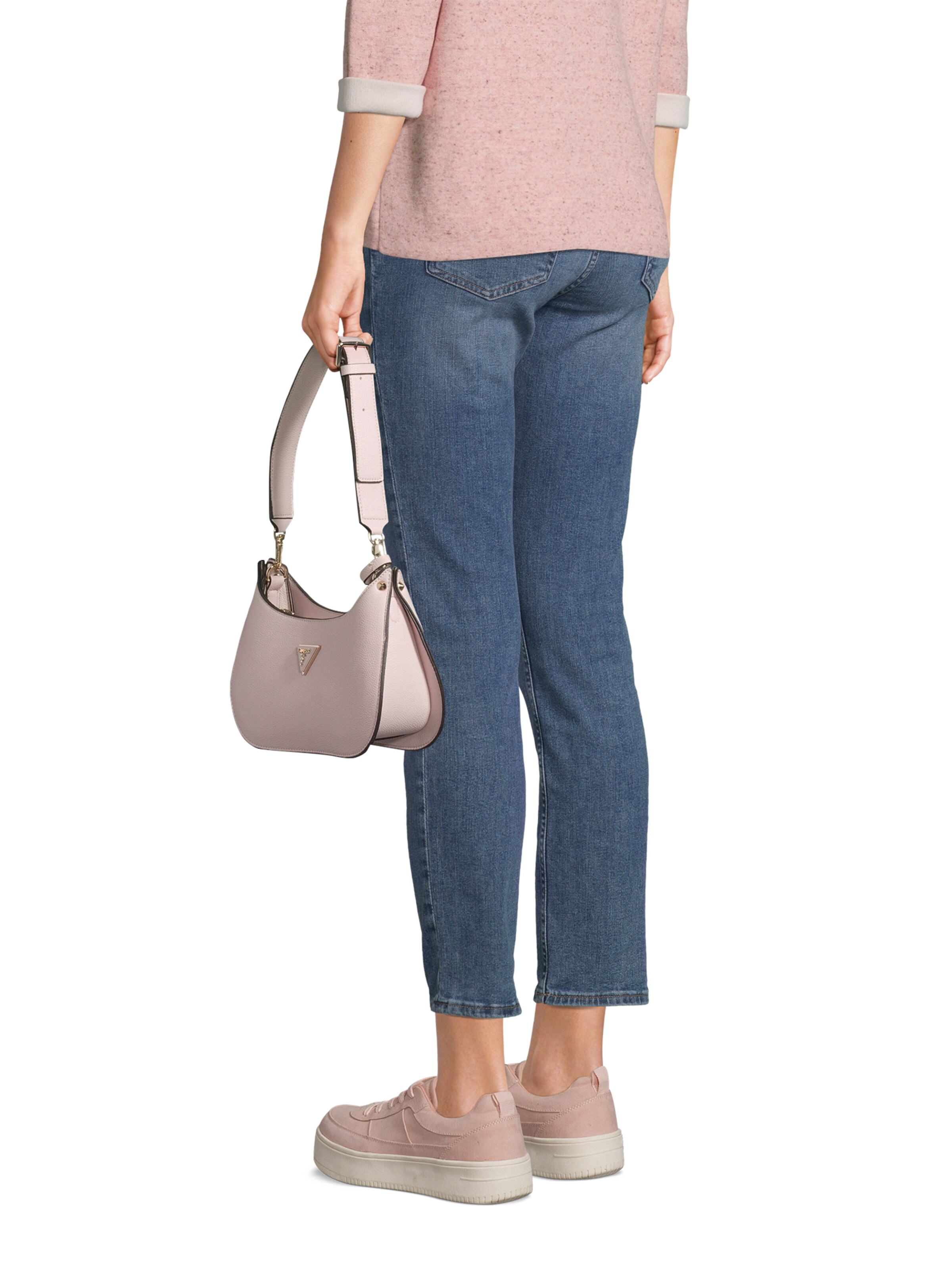 GUESS Shoulder bag 'Meridian' in Pink