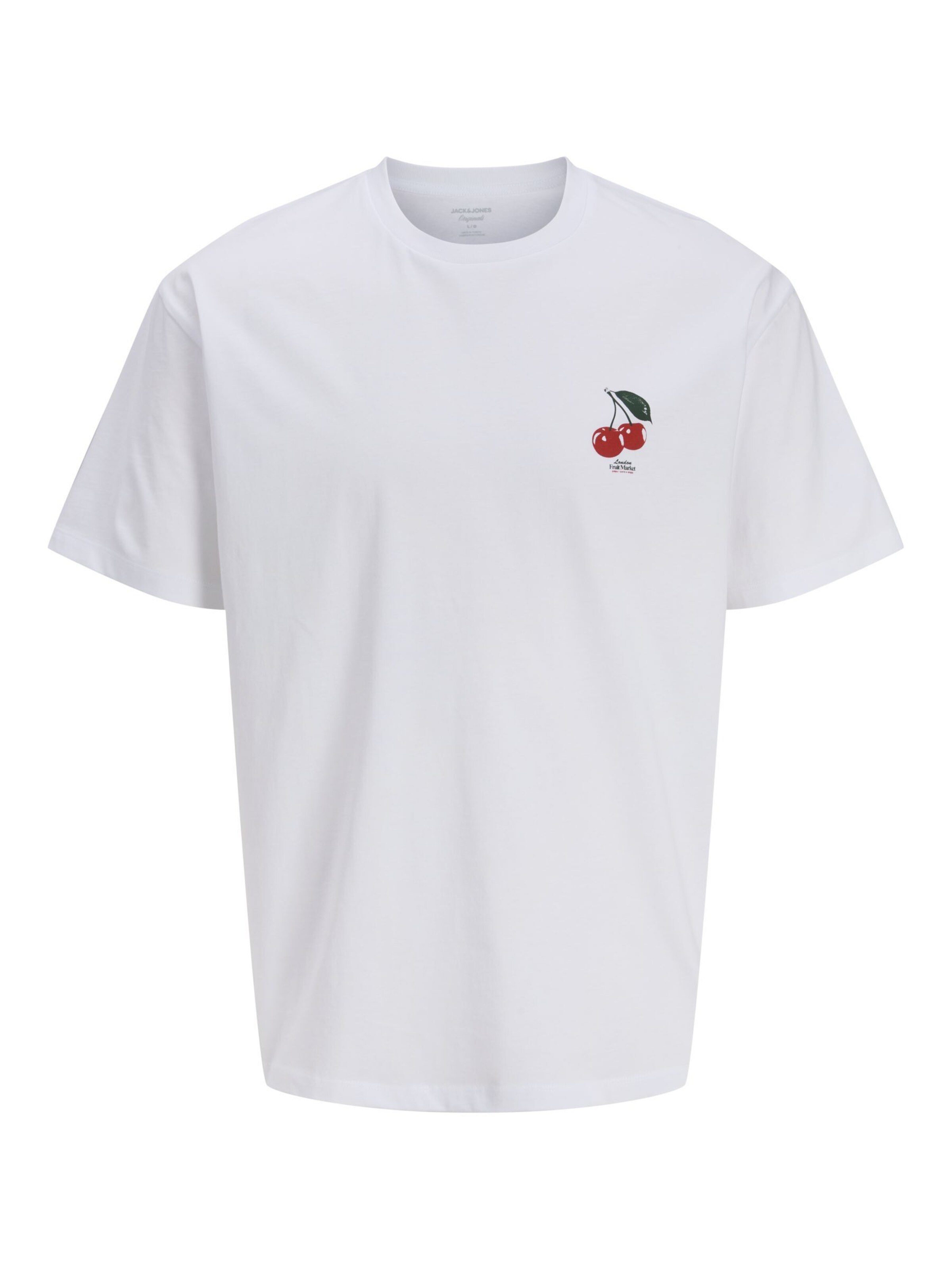Jack & Jones Junior Shirt in 128 in de kleur Groen / Rood / Wit, Productweergave