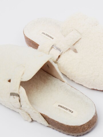 CALZEDONIA Slippers in White