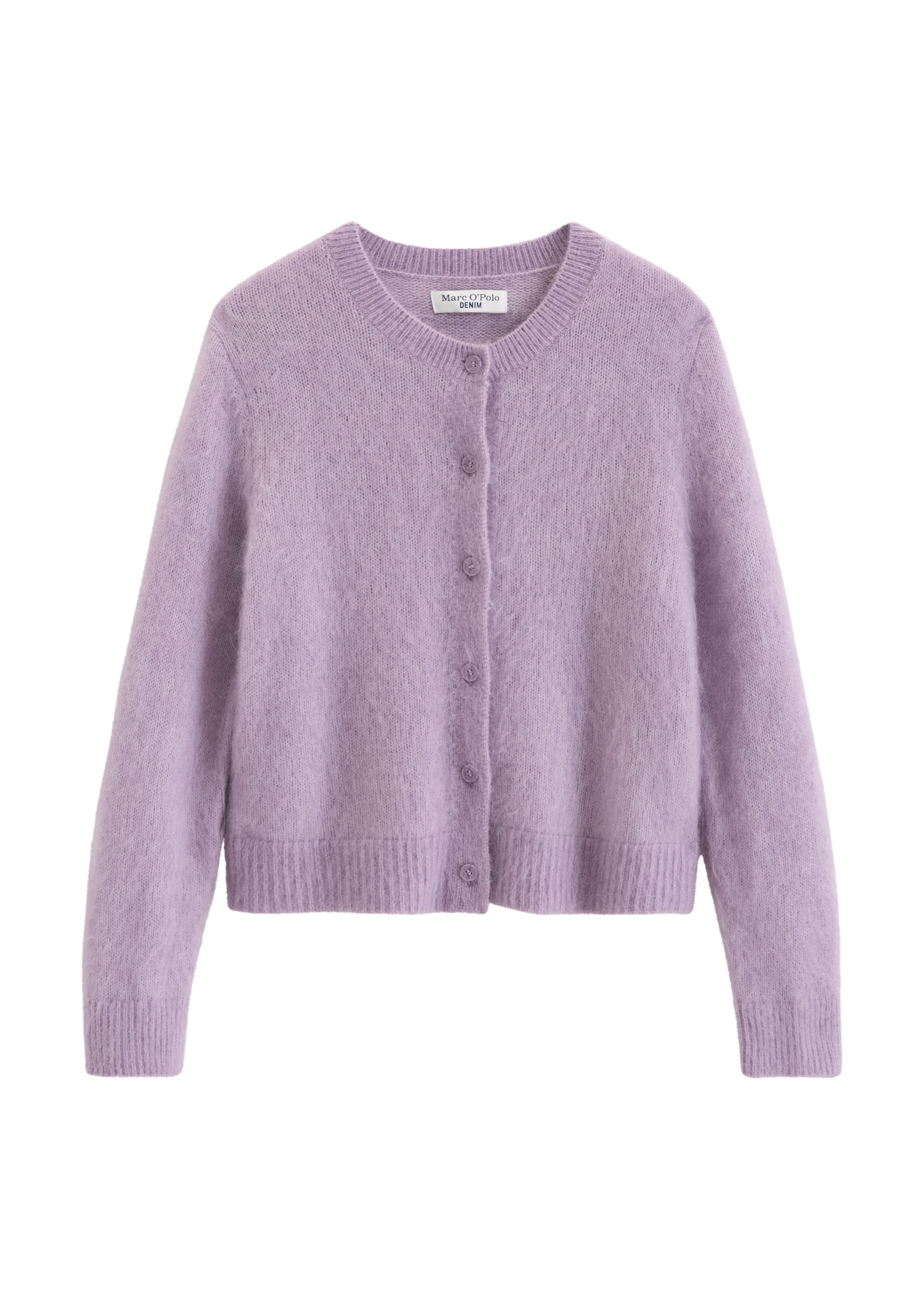 Marc O'Polo DENIM Strickjacke in Lila: Vorderseite