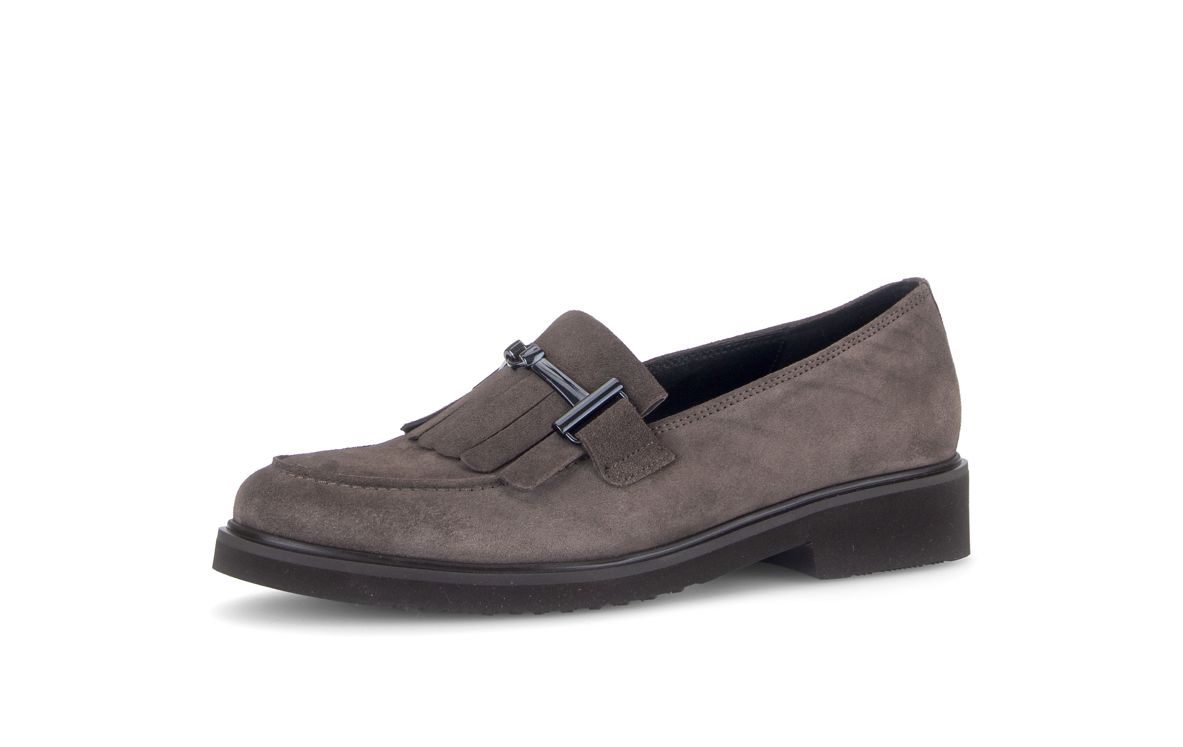 GABOR Classic Flats in Grey: front