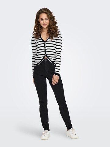 ONLY Gebreid vest 'ONLMeddi' in Wit
