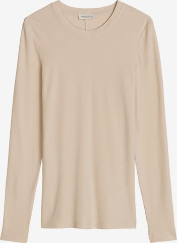 T-shirt Marc O'Polo en beige : devant