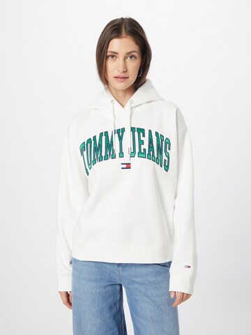 Tommy Jeans Sweatshirt in Beige: front