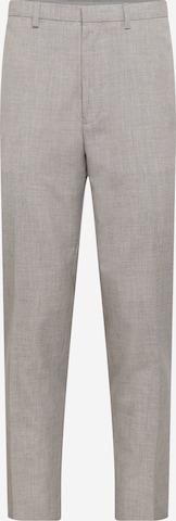 BURTON MENSWEAR LONDON tavaline Viikidega püksid, värv hall: eest vaates